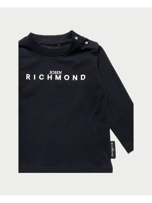 John Richmond children's long-sleeved t-shirt with logo JOHN RICHMOND | RIA25012TSBLACK